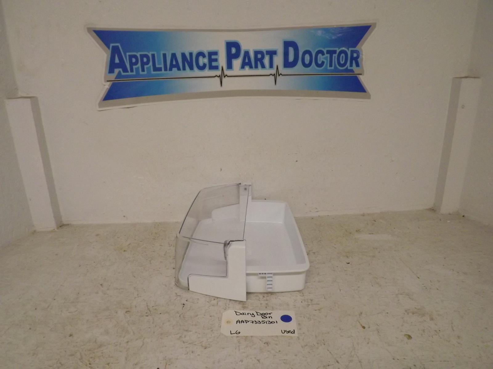 LG Refrigerator AAP73351301 Dairy Door Bin Used LG Refrigerator AAP73351301 Dairy Door Bin Used
